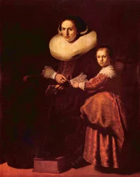 Susanna van Collen und ihre Tochter Anna
